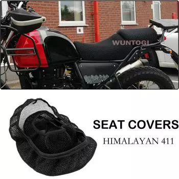 Аксессуары для сиденья Himalayan 411, 3D дышащая подушка, защита сиденья мотоцикла для Royal Enfield Himalayan411 2022 - Passenger Position