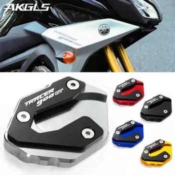 Аксессуары для Yamaha TRACER 900GT TRACER 900 GT 2017 2018, удлинитель боковой подставки, расширяющаяся подставка TRACER 900GT black