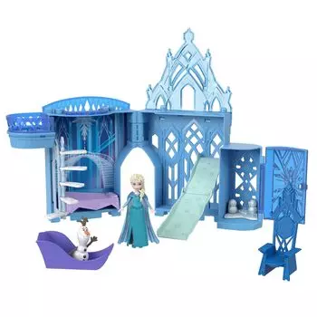 Аксессуары Mattel Elsa и Ice White Mini возрастом 10 лет и HLX01 Disney/Frozen (Серия «Касанеру»! кукла) [Кукла-наряд/замок] [Дом, в комплекте] [3