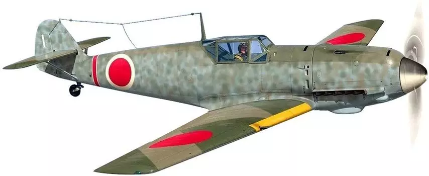 AZ Model японская армия Мессершмитт специальная маркировка пластиковая модель AZM7676 1/72 Bf109E-3/7