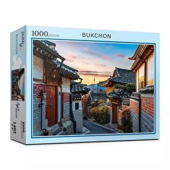 B&B Puzzle Bukchon Jigsaw Puzzle PL1403, разные цвета, 1000 деталей Пазл, Детские игры, Развивающие игрушки