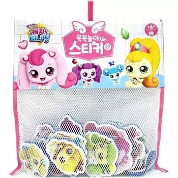 B&C Catch Tiniping Bath Play Наклейка 20 шт., Корейские игрушки для ванной