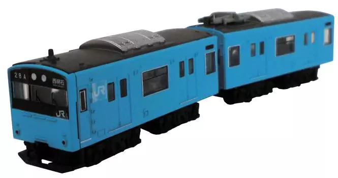 B Train Shorty JR West Japan Shoji 201 серии улучшенный вагон небесно-голубого цвета 1 вагон спереди 1 вагон в 2 окрашенных пластиковых модели + средние, вагоны,