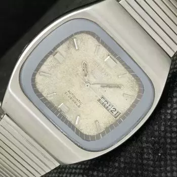 Б/у JAPAN SEIKO 5 AUTOMATIC 6319A МУЖСКИЕ СТАРЫЕ ОРИГИНАЛЬНЫЕ ЧАСЫ С ЦИФЕРБЛАТОМ a416116-2 R10621f-a416116