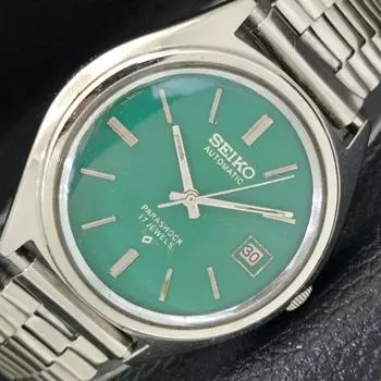 Б/у классические мужские часы SEIKO 5 AUTOMATIC 6118A с зеленым циферблатом и японской датой a427845-2 R1054-a427845