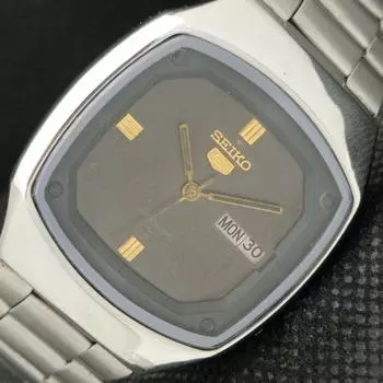 Б/У МУЖСКИЕ ПОДЛИННЫЕ SEIKO 5 АВТОМАТИЧЕСКИЕ 7009A ЯПОНИЯ ОРИГИНАЛЬНЫЕ ЧАСЫ С ЦИФЕРБЛАТОМ a416154-2 R10621f-a416154