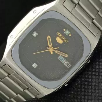 Б/У МУЖСКИЕ ПОДЛИННЫЕ SEIKO 5 АВТОМАТИЧЕСКИЕ 7009A ЯПОНИЯ ОРИГИНАЛЬНЫЕ ЧАСЫ С ЦИФЕРБЛАТОМ a416159-2 R10621f-a416159