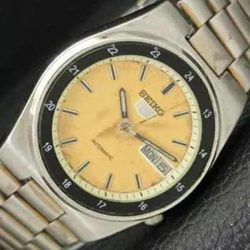 Б/У оригинальные винтажные часы SEIKO 5 AUTOMATIC JAPAN MENS ORIGINAL DIAL WATCH a435066-2 R122-a435066