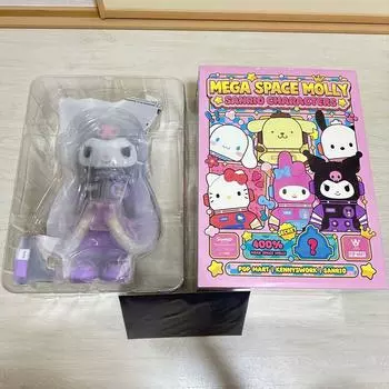 Б/у POP MART MEGA Collection 400% SPACE MOLLY Фигурка Куроми Япония