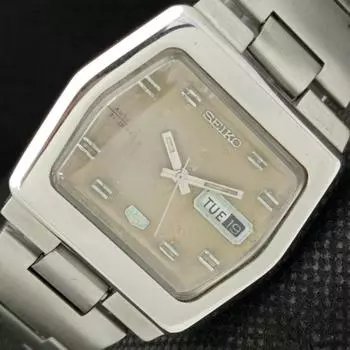 Б/У РЕДКИЕ ПОДЛИННЫЕ ЯПОНСКИЕ МУЖСКИЕ ЧАСЫ SEIKO 5 MENS AUTO 6119C ОРИГИНАЛЬНЫЙ ЦИФЕРБЛАТ a416163-2 R10621f-a416163