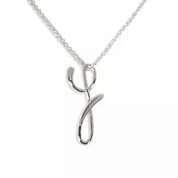 [Б/у] TIFFANY/Tiffany 925 Initial Y Подвеска/ожерелье [g363-75]