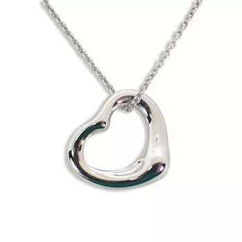 [Б/у] TIFFANY/Tiffany 925 Open Heart Подвеска/ожерелье [g312-68]