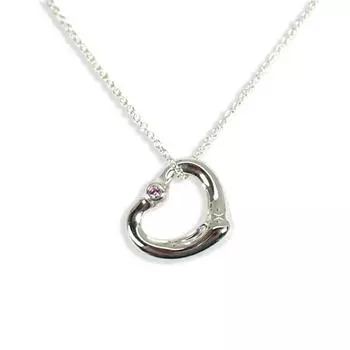 [Б/у] TIFFANY/Tiffany 925 Open Heart Подвеска/ожерелье [g327-52]