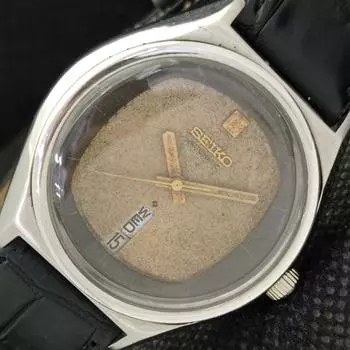 Б/у уникальные мужские автоматические часы SEIKO 6309A из Японии с оригинальным циферблатом a416150-2 R10621f-a416150
