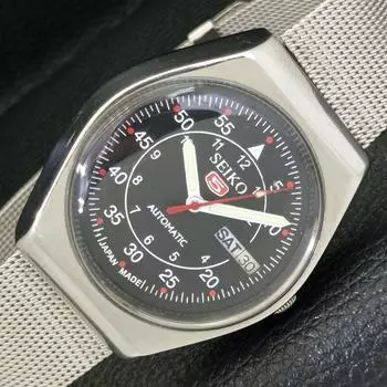 Б/У винтажные мужские часы SEIKO 5 AUTOMATIC 6309A из Японии с черным циферблатом a433522-2 R117-a433522