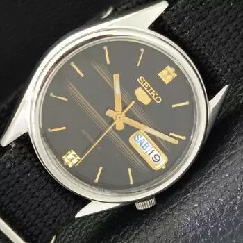 Б/У винтажные мужские часы SEIKO 5 AUTOMATIC 7S26A из Японии с оригинальным циферблатом a433433-2 R116-a433433