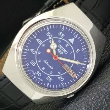 Б/У винтажные мужские часы SEIKO 5 AUTOMATIC 7009A из Японии с синим циферблатом a433855-2 R119-a433855
