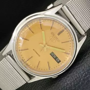 Б/У винтажные мужские часы SEIKO 5 AUTOMATIC 7009A из Японии с оригинальным циферблатом a433661-2 R118-a433661