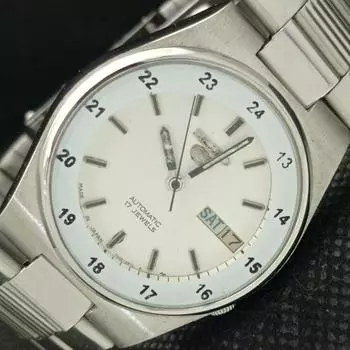 Б/У винтажные мужские часы SEIKO 5 AUTO 7009A из Японии с оригинальным циферблатом 621b-a413542-2 SKU621b-a413542