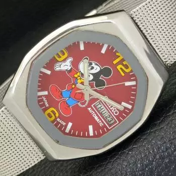 Б/У винтажные мужские часы SEIKO AUTOMATIC 6309A из Японии с красным циферблатом a433706-2 R118-a433706