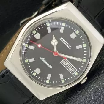 Б/У винтажные мужские часы SEIKO AUTOMATIC 6309A из Японии с черным циферблатом a433832-2 R119-a433832