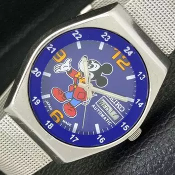 Б/У винтажные мужские часы SEIKO AUTOMATIC 6309A из Японии с синим циферблатом a433709-2 R118-a433709