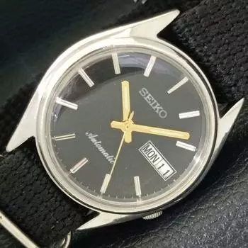 Б/У винтажные мужские часы SEIKO AUTOMATIC 7S26A из Японии с черным циферблатом a434977-2 R122-a434977