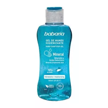 Babaria Минеральный дезинфицирующий гель для рук 70% спирт 100мл
