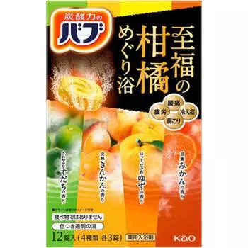 Babu Bliss Citrus Meguri Bath 40 г X 12 таблеток