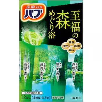 Babu Blissful Forest Meguri Bath 40 г X 12 таблеток