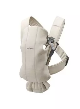 Baby Bjorn Baby Carrier MINI 3D Jersey Light Beige Newborn 12 Months Approximately Easy to Install Lightweight Compact Genuine Product Guarantee ~