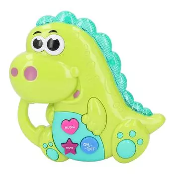 Baby Dinosaur Piano Toy Early Learning Educational Cute Multiple Sound Effects Musical Toy Keyboard зелёный