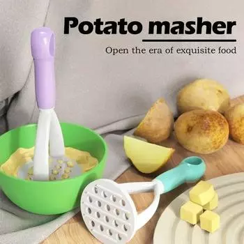 Baby Feeding Blender Food Grinding Tools Fruit Vegetable Mashed Potatoes Food Press Manual Safety Processor Food Mills for Baby фиолетовый