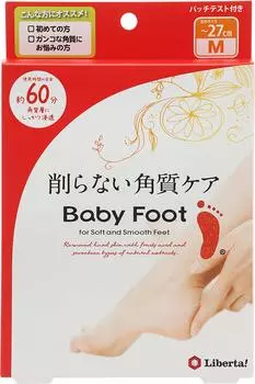 Baby Foot Easy Pack 60 минут Тип M Размер Отшелушивание Пятки Пилинг для Ног (До 27см)