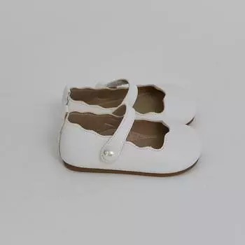 Baby Jam для девочек Юми на плоской подошве, белый-BB394 130