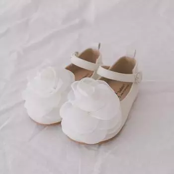 Baby Jam Girls Sodam Flat Ivory-BB341 120