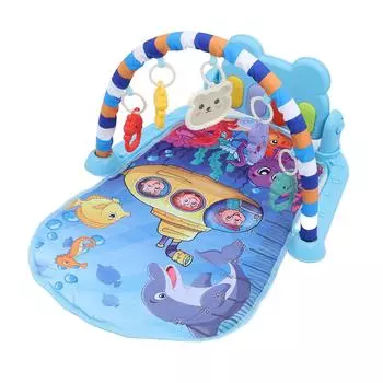 Baby Kick Piano Gym Early Education Tummy Time Fitness Music Baby Activity Gym Mat for Infants Type