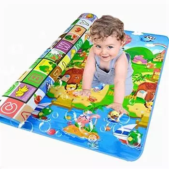 Baby Kid Toddler Crawl Play Game Ковер для пикника Животное Письмо Алфавит Ферма Коврик 1.8m x 1.2m