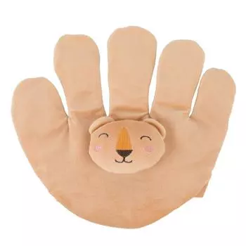 Baby Patting Sleeping Toy Cute Hand Shaped Red Bean Filling Plush Multifunctional Baby Sleep Palm кофейный
