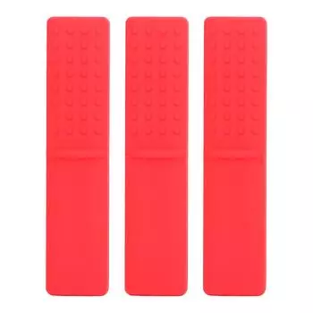 Baby Teething Toy Freezable Boilable BPA Free Silicone Infant Teether Chewing Toy for Toddler красный