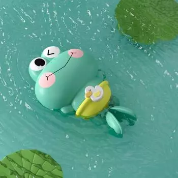 Baby Water Toys Clockwork Froggy Swimming Small Turtle Bathing Swimming Summer Bathroom Children s Water Toys One Size циан