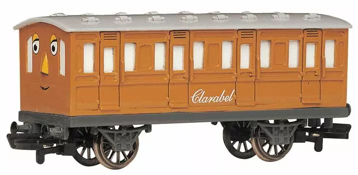 Bachman HO Gauge Thomas the Tank Engine Clarabelle железнодорожная модель пассажирского вагона 28-76045