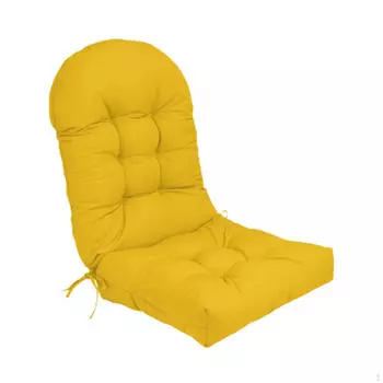 Back Chair Outdoors Pillow Pad Tufted Chaise Lounge Cushions Upholste Stool жёлтый
