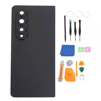Back Cover Glass Replacement for Galaxy Z Fold 4 5G F936 with Camera Lens Pre Installed Adhesive Bac
