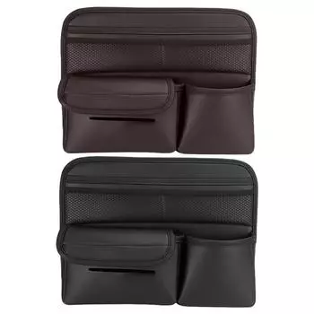 Back Of Seat Car Organizer Car Seat Organizer Tissue Holder Car Seat Bag Car Storage Organizer Car Tote Car Seat Storage Bag чёрный