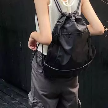 Backpack: Casual and Versatile Fashionable and Spacious Drawstring Bag Schoolbag