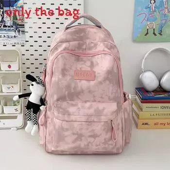 Backpack Fashionable Nylon With Letter Print Design For College And Travel