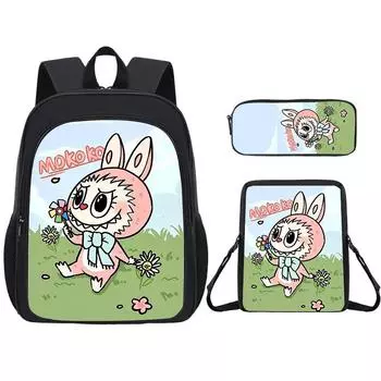 Backpack For Cartoon Kid With Graphic Design And Large Capacity For Daily 01