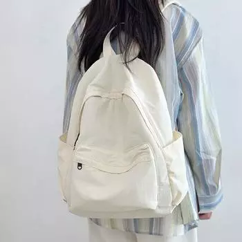Backpack Large-capacity Casual Lightweight Unisex Commuting and Travel Backpack Schoolbag розовый