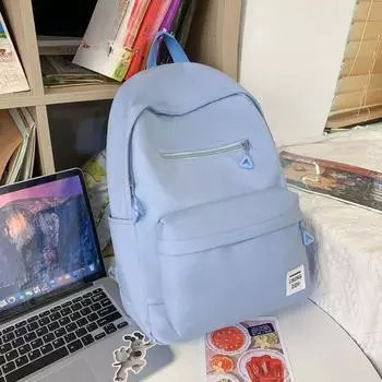 Backpack School Bag for Teenage Girls Boys Casual Travel Rucksack College Students New Simple Design Woman Backpack чёрный